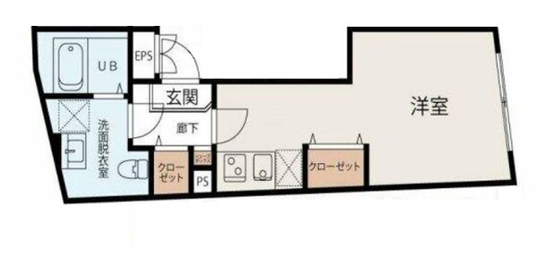 Cross Gray町屋の物件間取画像